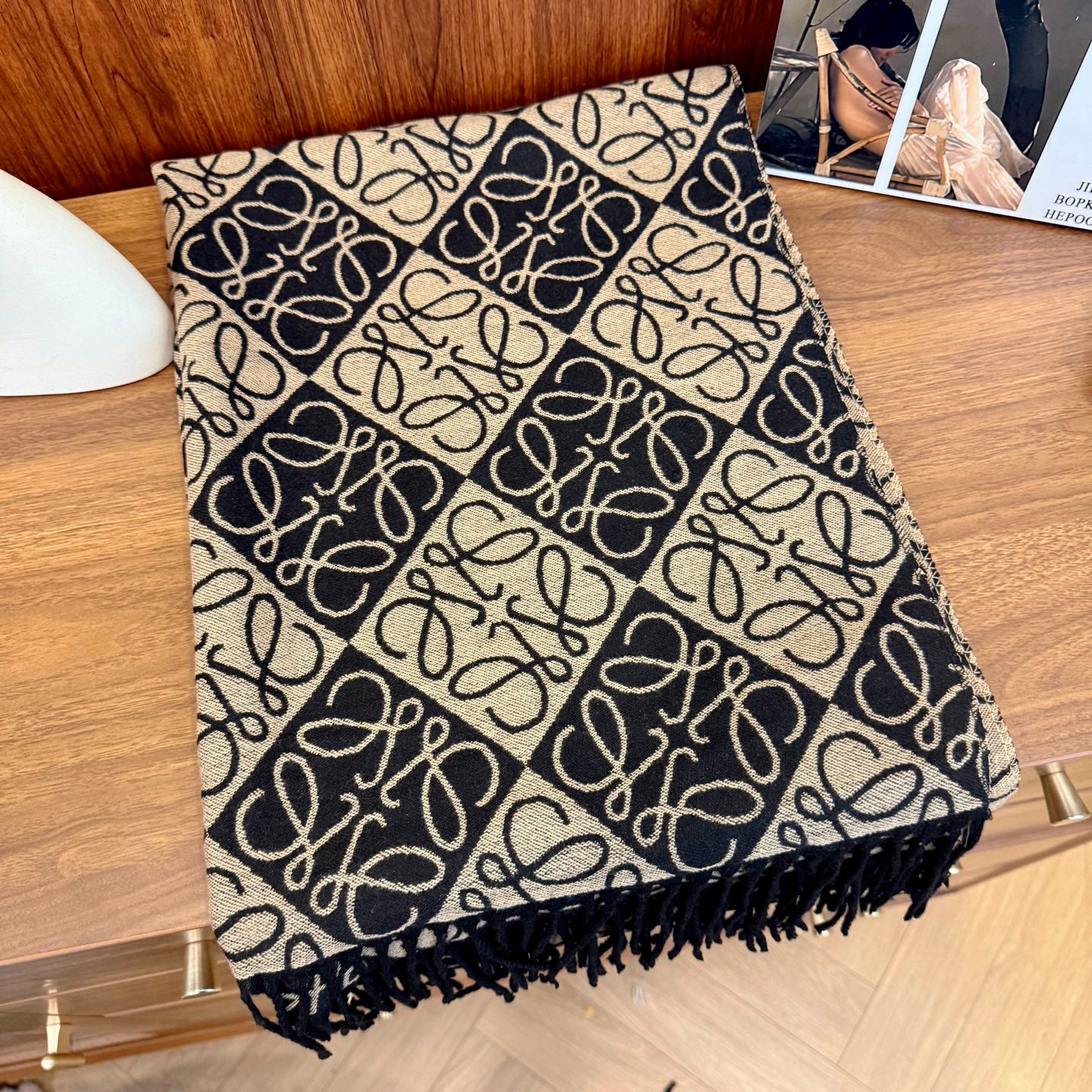 WEM01 luxury Designer Cashmere Scarf Winter Women Long Scarf Quality Headband Fashion Men brand Scarves Classic Printed Check Big Plaid Shawls Soft comfortable gift 65*180CM