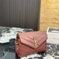 YLEM10 New arrive fashion pink khaki black  brown coffee  color bag for woman beautiful gift to choose 22*7*17cm