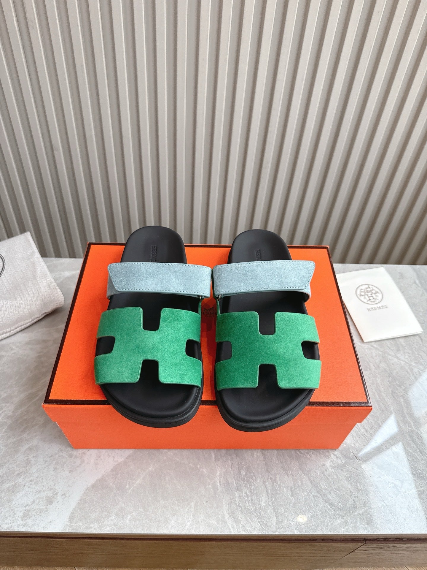 HEM101 Designer women Slippers sandals shoes for women mix color shoes high quality size 35 to 42
