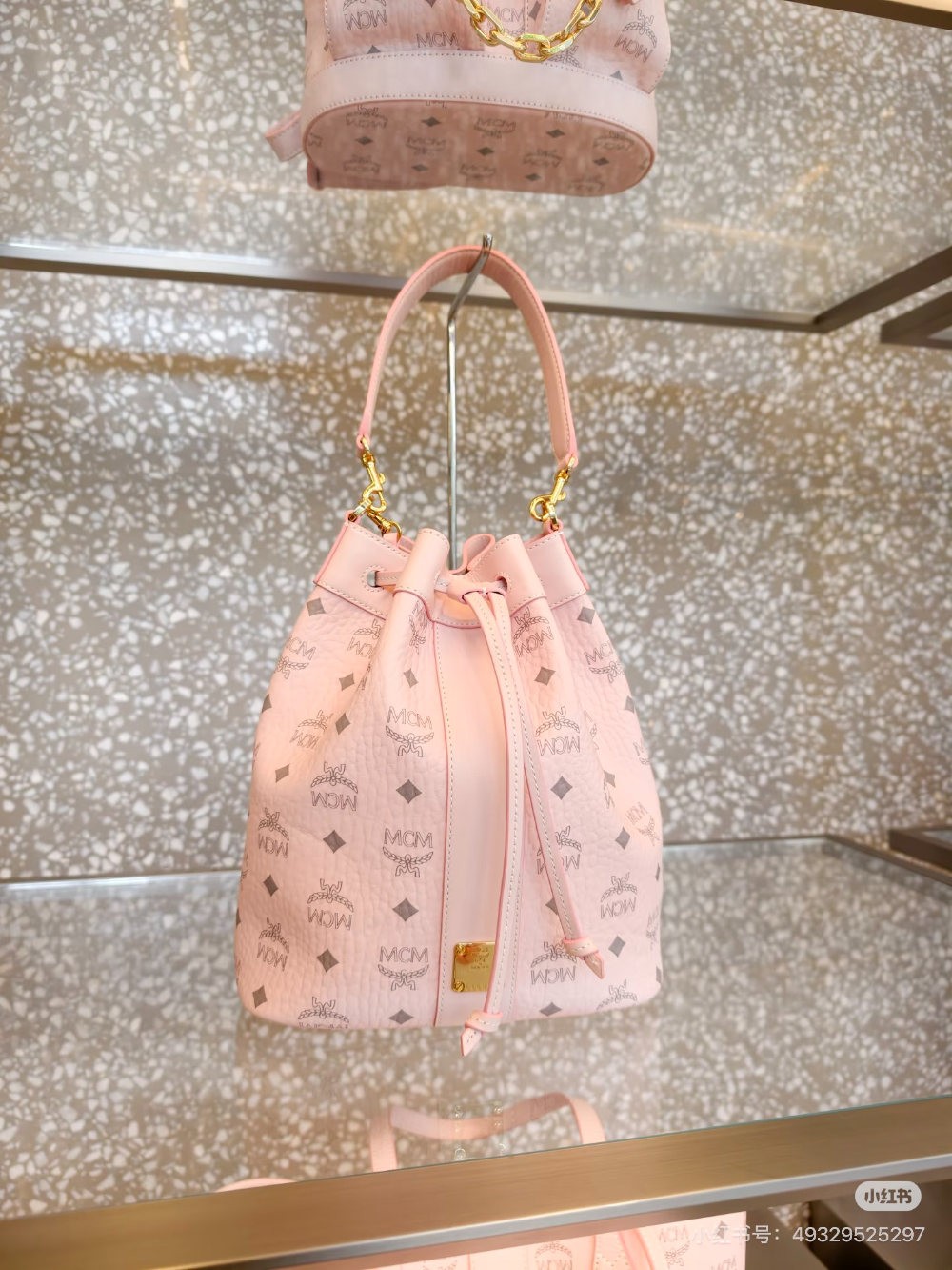 MCM05 New arrive fashion white black  pink brown bag for woman hands bag beautiful gift to choose gift 22*26cm