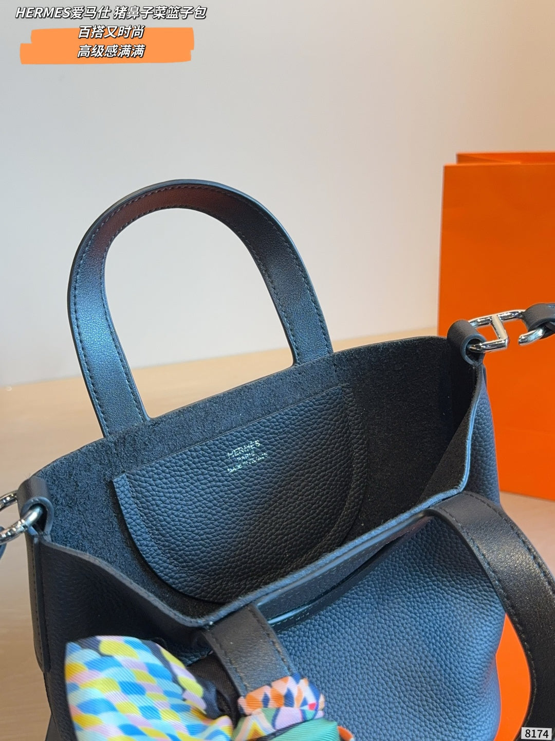 HEM104 New arrive fashion black bag for woman Pig nose bag beautiful gift to choose gift 18*12*20cm