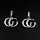 GEM150 New Arrive  Silver and Gold Color Earring Fashion Design Earring Charm for Women Jewelry 4cm Long