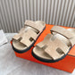 HEM102 Designer women Slippers sandals shoes for women mix color shoes high quality size 35 to 42