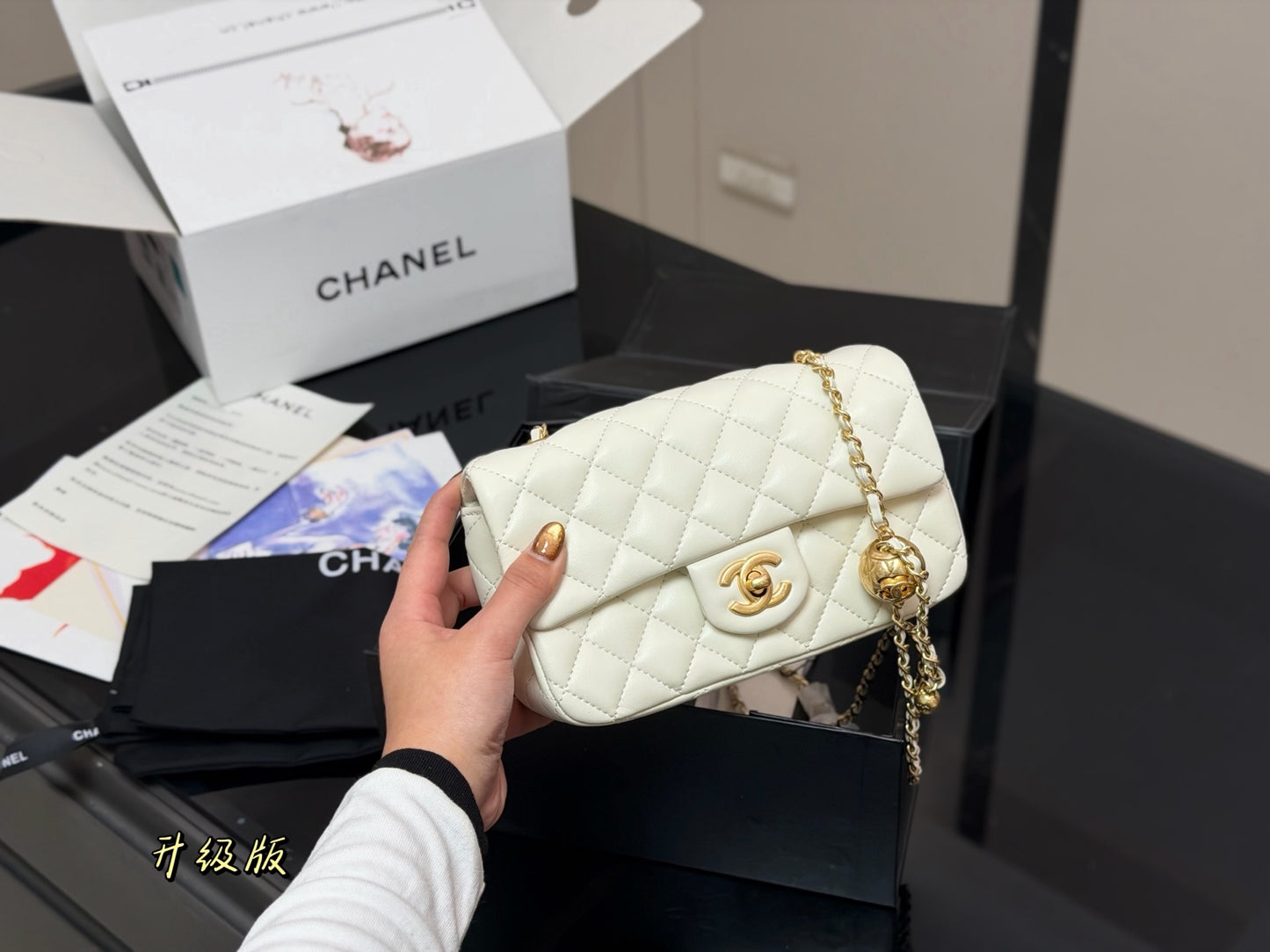 CEM56 New arrive fashion white color bag for woman beautiful gift to choose gift size to choose 2size