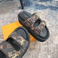 LEM500 New arrive fashion black brown shose for woman beautiful Slippers gift to choose
