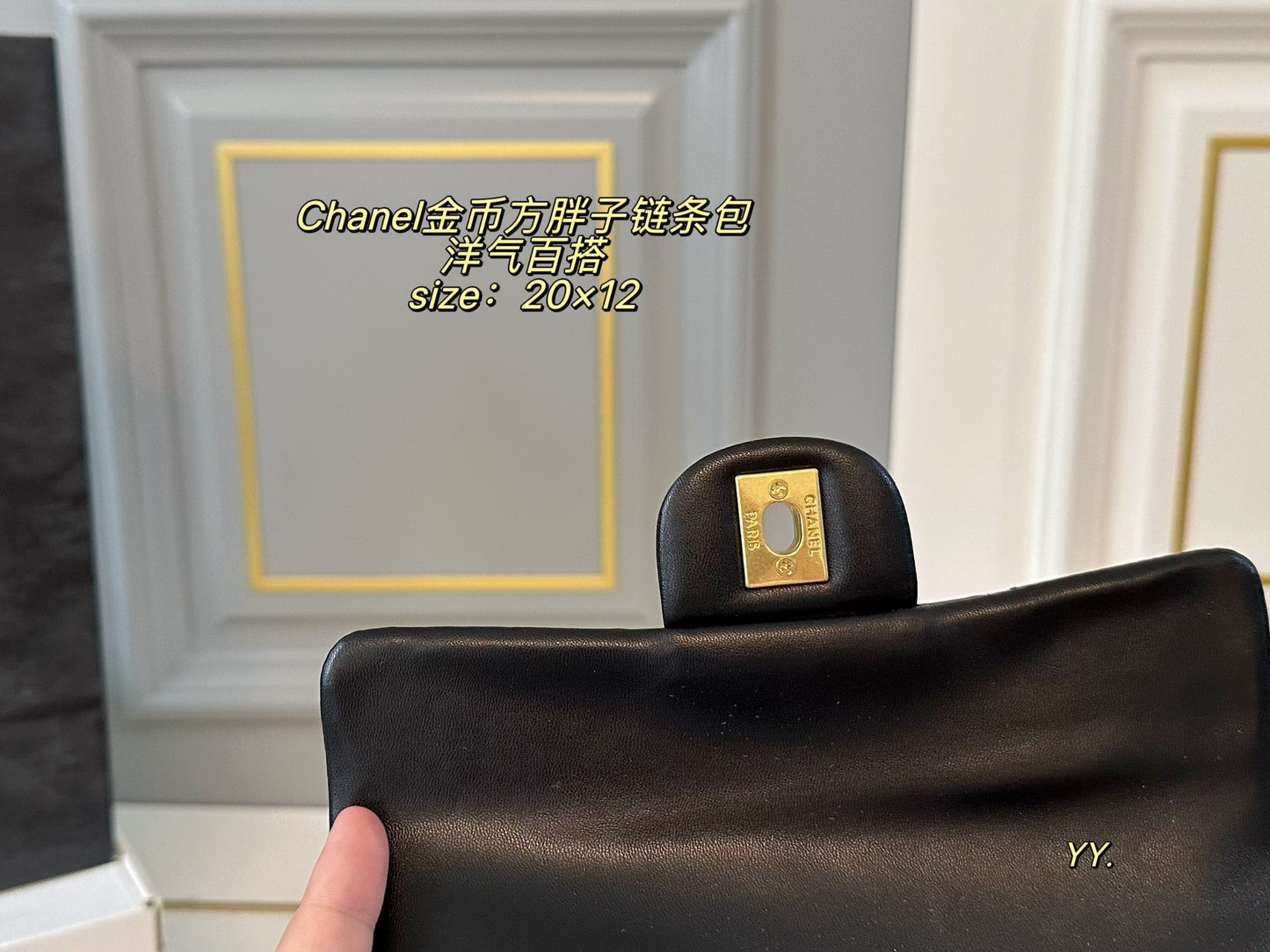 CEM02 New arrive fashion black color bag for woman beautiful gift to choose gift  20*12cm