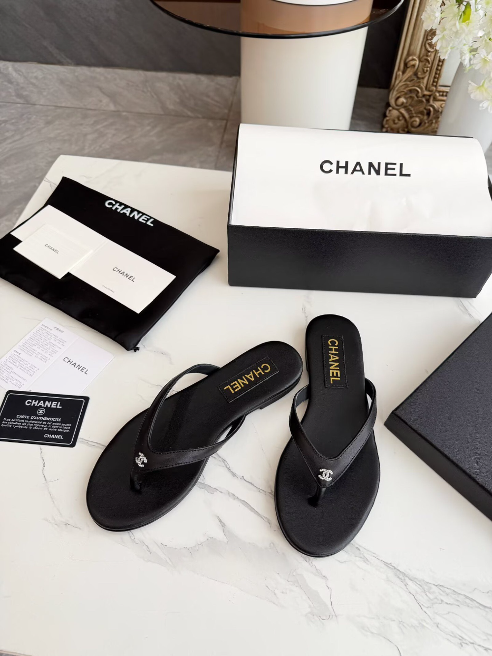CEM338 New arrive fashion black white shose for woman beautiful Slippers gift to choose