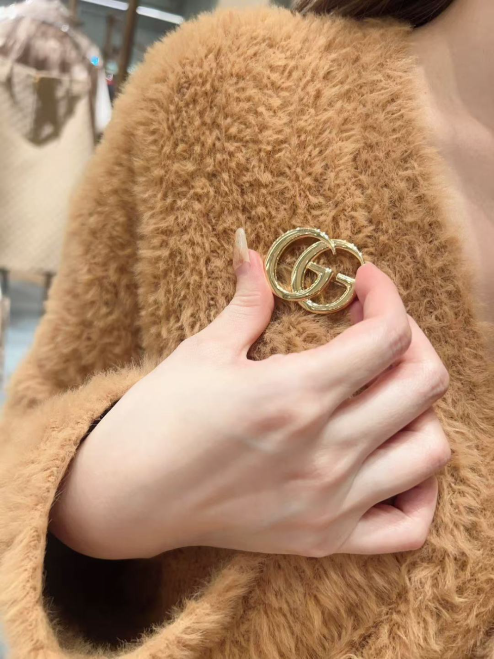 GEM152 New Arrive Gold Color Brooch Fashion Design Brooch Charm for Women Jewelry