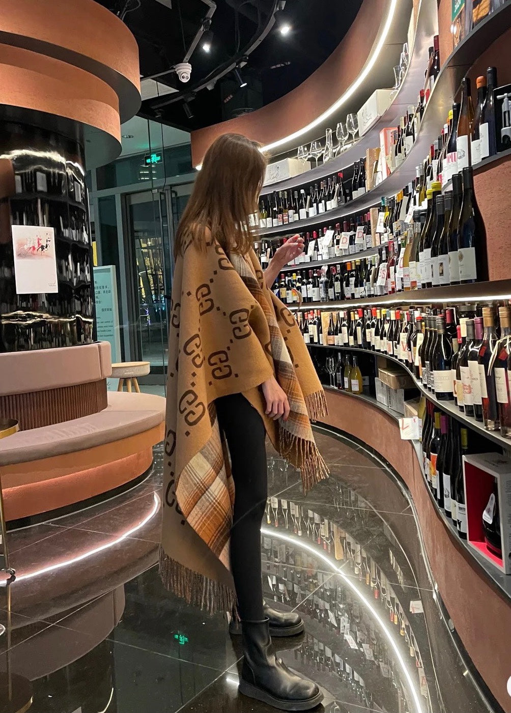 GEM109 Classic Women Man Designer Scarf 100% Cashmere Scarves For Winter Warm Womens and mens Long Wraps Size 145x185cm