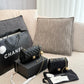 CEM243 New Designer Lambskin Leather Quilted Tabby Handbags Gold Hardware Chains Letter C Hasp Shoulder Bag