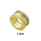 BR18  Hot Sale Fashion Rings with Diamond for Women Men Jewelry Couples Cubic Zirconia Wedding Rings Bague Femme