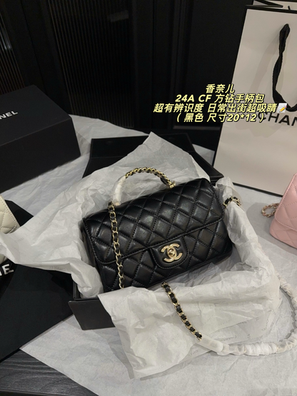 CEM341 New arrive fashion black white pink color bag for woman beautiful gift to choose gift size to choose20*12cm