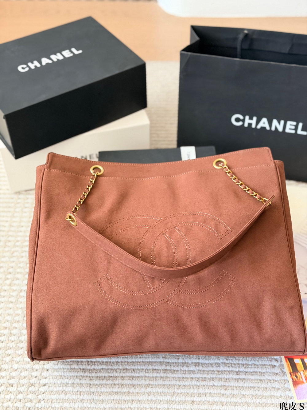 CEM384 New arrive fashion caramel color bag for woman beautiful gift to choose size 40 *30cm