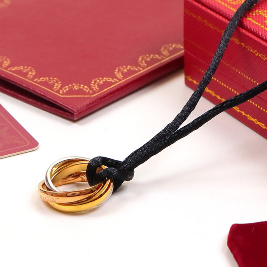 CREM167  New arrive Hot sale Fashion  Stainless Steel Wedding 3 color Necklace  Bague Femme for woman gift