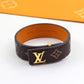 LEM342  New arrive Fashion Three-dimensional metal letter wristband bracelet couple accessories for woman