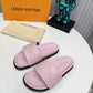LEM379 Designer Shoes women Sandals for women pink white black color shoes high quality size 35 to 42