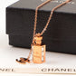 CEM200 New Arrive  Fashion Design Bottle Necklace Charm for Women 18k Gold  Jewelry