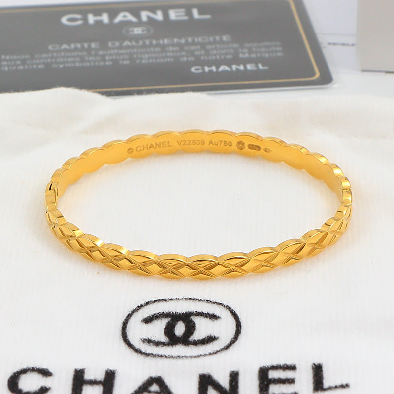 CEM187  Fashion  Stainless Steel 3 Color Bracelet Gold Silver Color Bracelet Bangle Bague Femme for Woman Gift