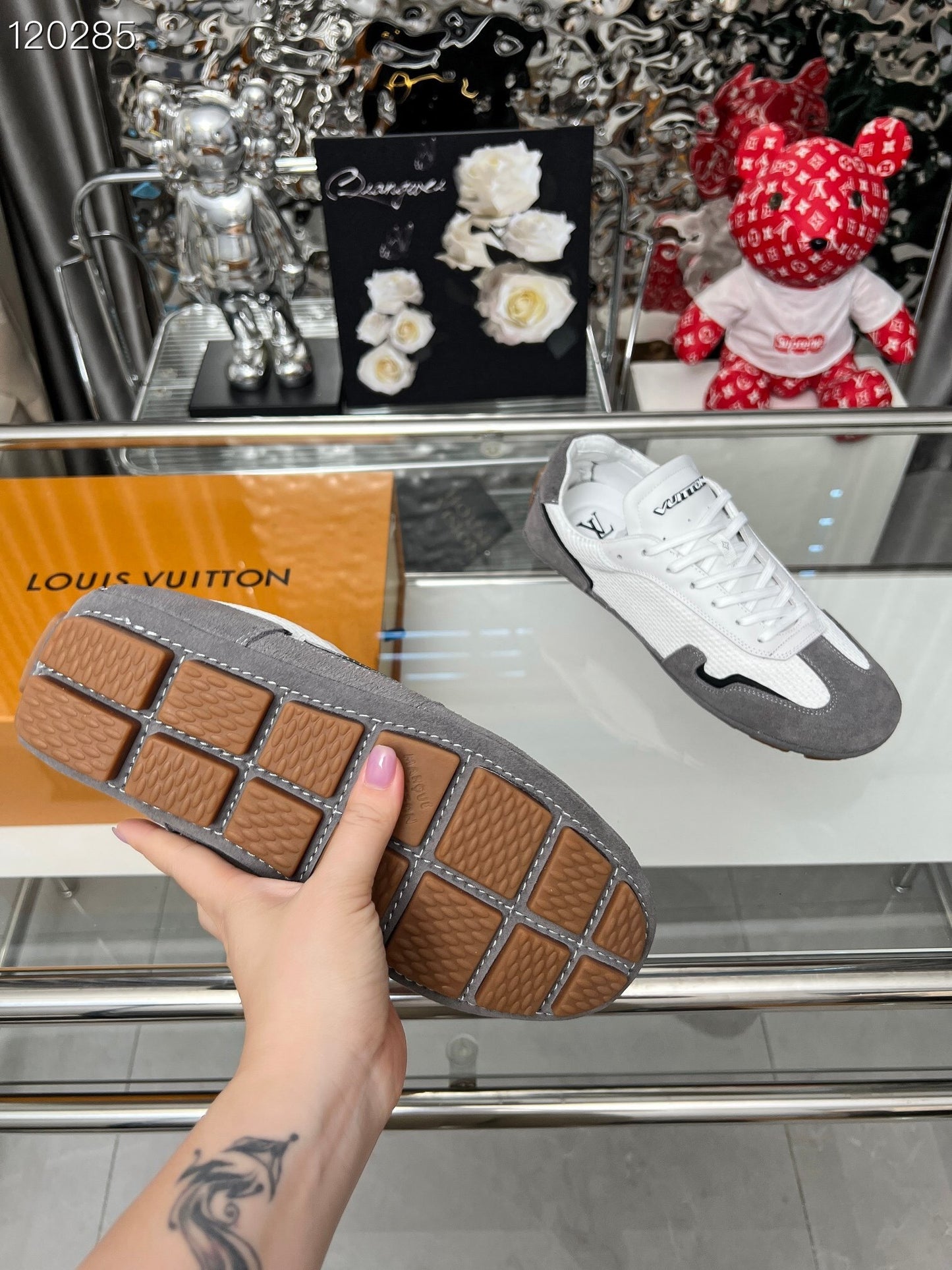 LEM268 Men Women Running Shoes Flat Sneakers White Black Panda Low Shoe Photon Dust University Blue Triple Designer Mens Trainers