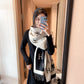 HEM68 Winter Scarf Pashmina For Designers warm Scarfs Fashion Classic Women Designer Brand Cashmere Winter Scarf Wrap 180cm scarf for women Size 65*180CM