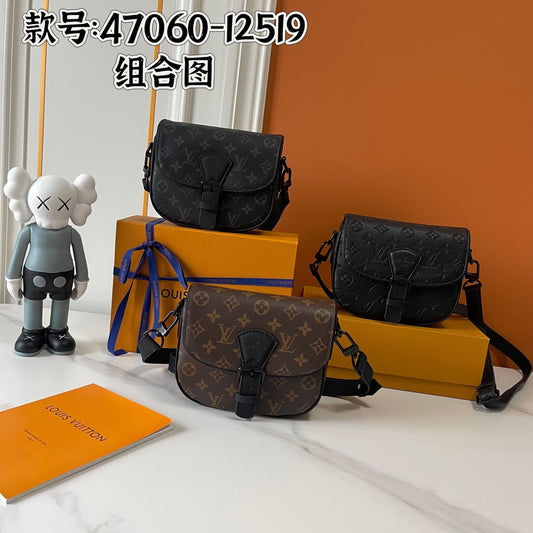 LEM303 20 x 17 x 7cm  Women Luxurys Designer Bag Crossbody Diane Baguette Classic Vintage Canvas Strap Flower Flap Embossed Letters Clutch Purse Shoulder Bags