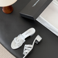 CEM312 New trendy slippers featuring a simple double-ring design are elegant and versatile perfect for summer and available in multiple colors