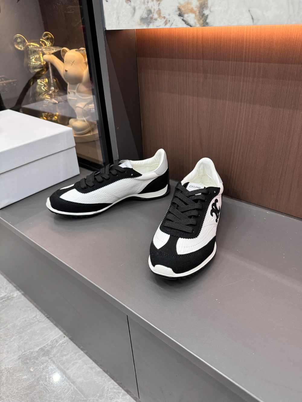 CLEM43 fashion 2 color  shose for woman black grey brown color  beautiful gift to choose
