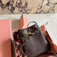 MIU03 New arrive fashion black brown color bag for woman beautiful gift to choose gift size to choose 18*17cm