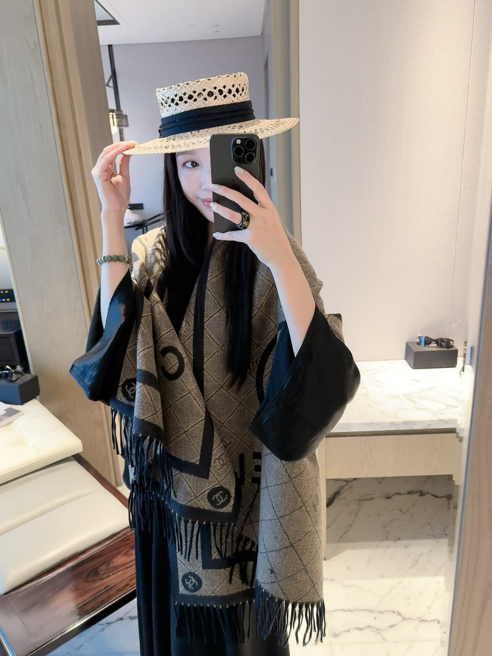 CEM389 new arrive  Hot sale  brown cream color fashion beautiful  scarf  for woman gift  to choose