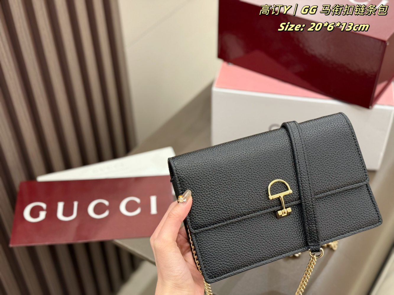 GEM158 New arrive fashion black Red White Green bag for woman hands bag beautiful gift to choose gift 20*6*13cm