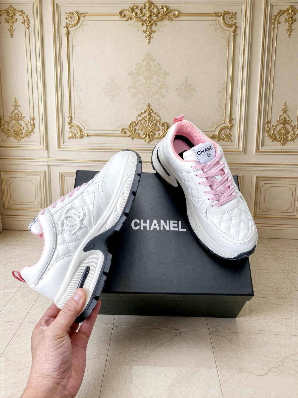 CEM368 Designer Shoes women Sneakers shoes for women pink white color Sneaker high quality size 35-41