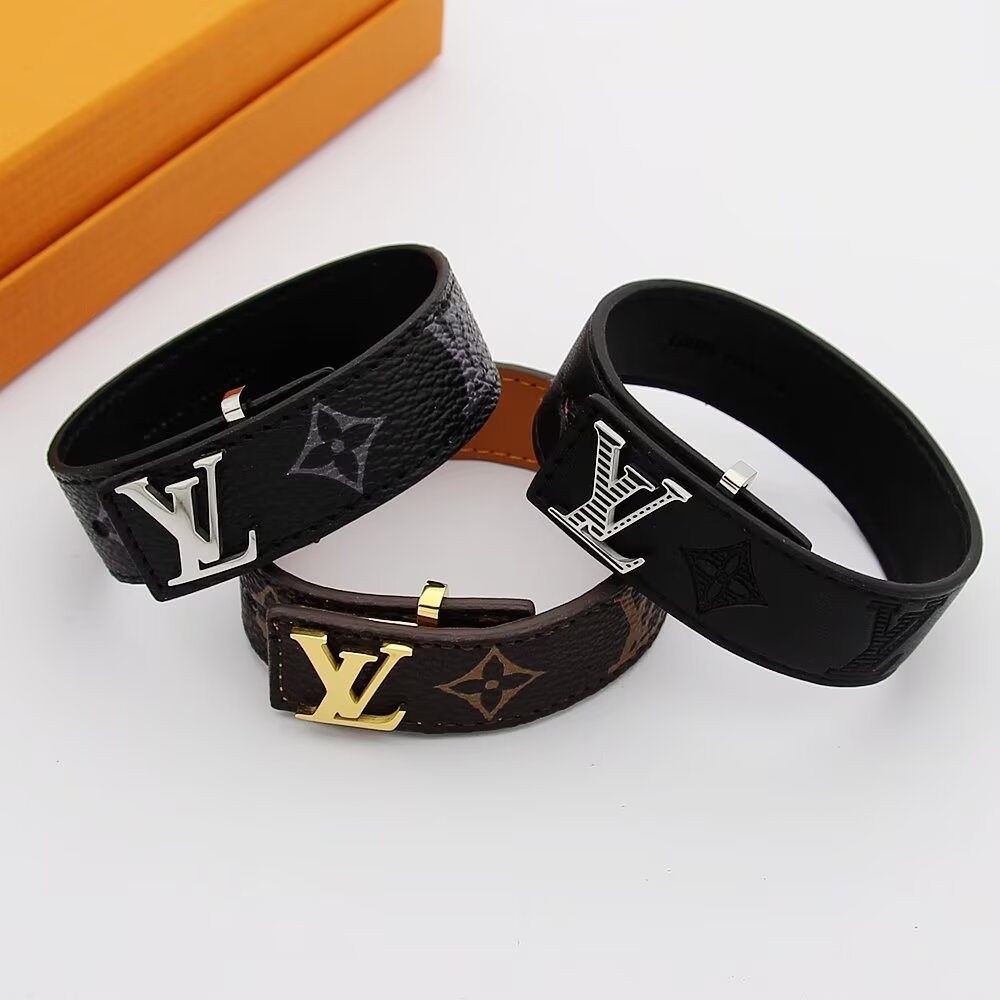 LEM263 Designers Mens Womens Bracelets Bangle Luxury Designer Jewelry Leather 18K Gold Plated Stainless steel Bracelet Womens Wedding Gifts