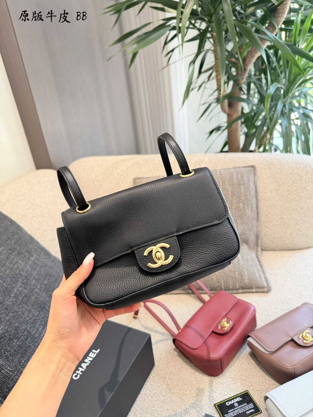 CEM310 New arrive fashion black white red brown bag for woman hands bag beautiful gift to choose gift 20cm