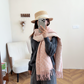 LEM528 new arrive  Hot sale black pink color fashion beautiful  scarf  for woman gift  to choose size 180*60cm