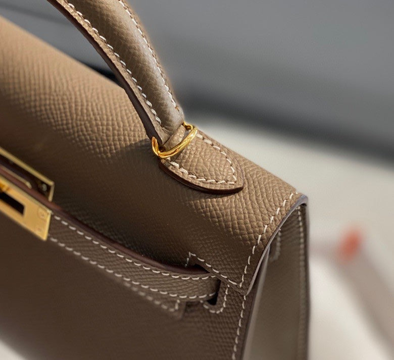 HEM93 TOP Original Top-grade original single-layer leather New Genuine Leather Women's Crossbody Stewardess 19CM