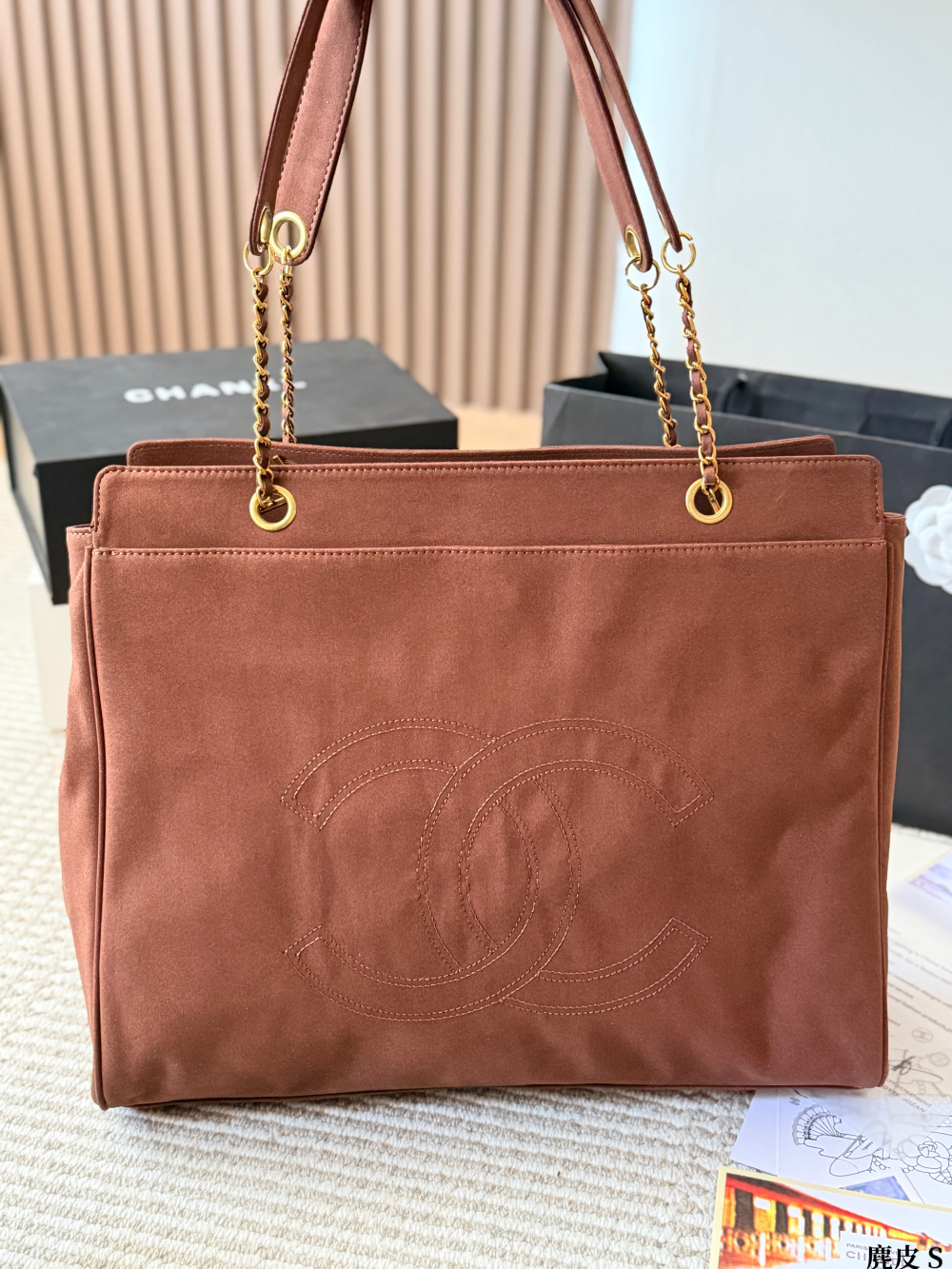 CEM384 New arrive fashion caramel color bag for woman beautiful gift to choose size 40 *30cm