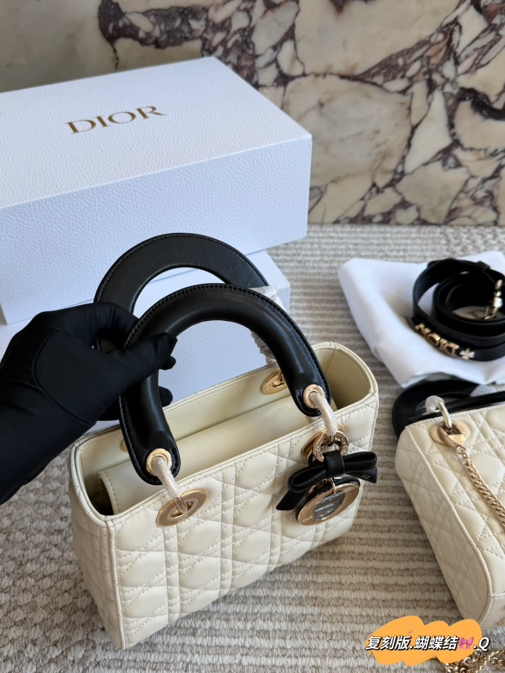 DEM351 New arrive fashion black color bag for woman beautiful gift to choose 2 size