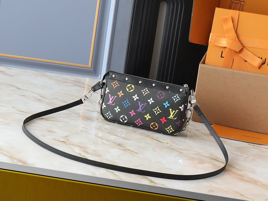 LEM248 Designer Bag Shoulder Bag Crossbody Bag Luxury Bag Purse Designer 2025 Texture Handbag Armpit New Mahjong Bag Temperament Fashion Clash Color Fashion Bag 22.0 x 13.0 x 4.0cm