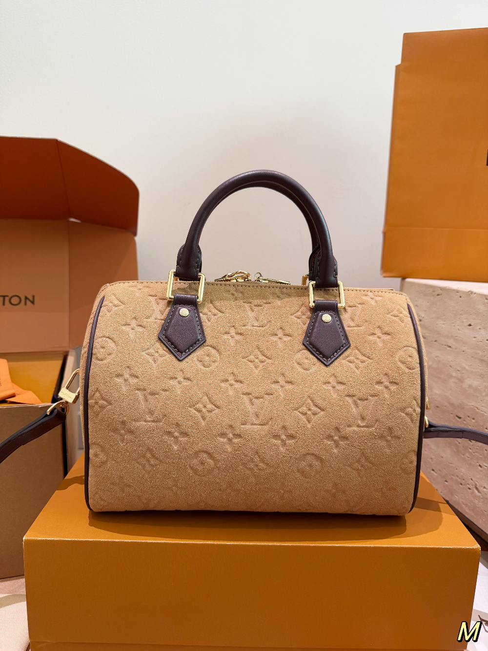 LEM596 New arrive fashion light brown color bag for woman beautiful gift to choose size 25cm