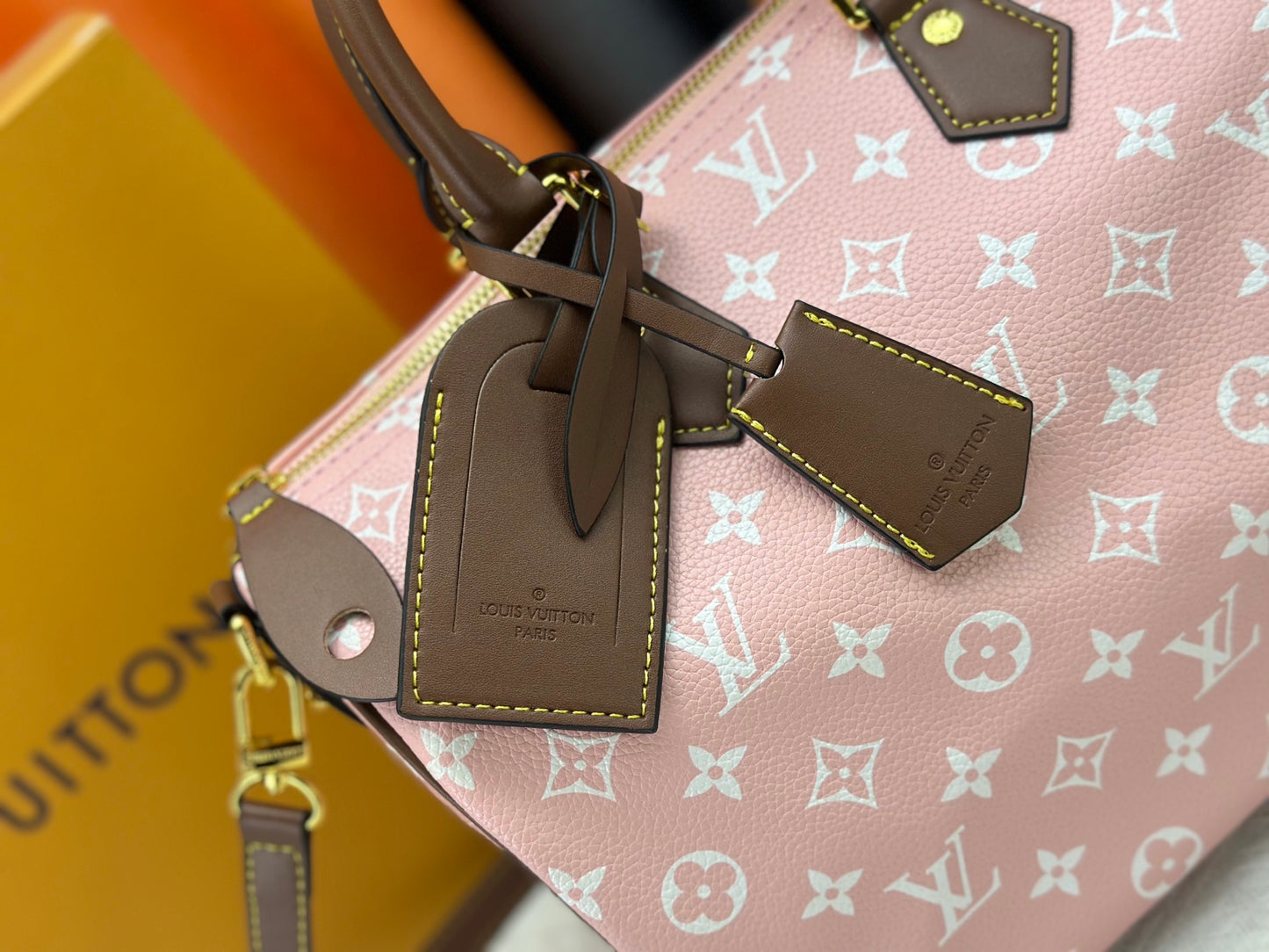 LEM291 designer bag free shipping Light luxury genuine leather High quality casual Boston bag versatile classic vintage handbag for woman 25cm