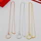 CEM190 Hot Sale New Arrive Fashion Nail Love Necklace for Woman  men Jewelry Gift To  about 45cm Long