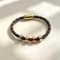 LEM539 New arrive Fashion European American belt titanium steel bracelet couple accessories for woman