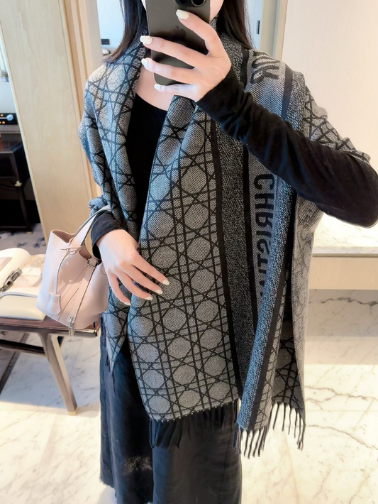 DEM341 new arrive  Hot sale grey brown color fashion beautiful  scarf  for woman gift  to choose size 180*60cm