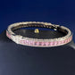 DGEM01 New Arrive Fashion  Hot Sale  Brass Crystal Square Diamond Love Braclet for Woman Jewelry To Choose Gift