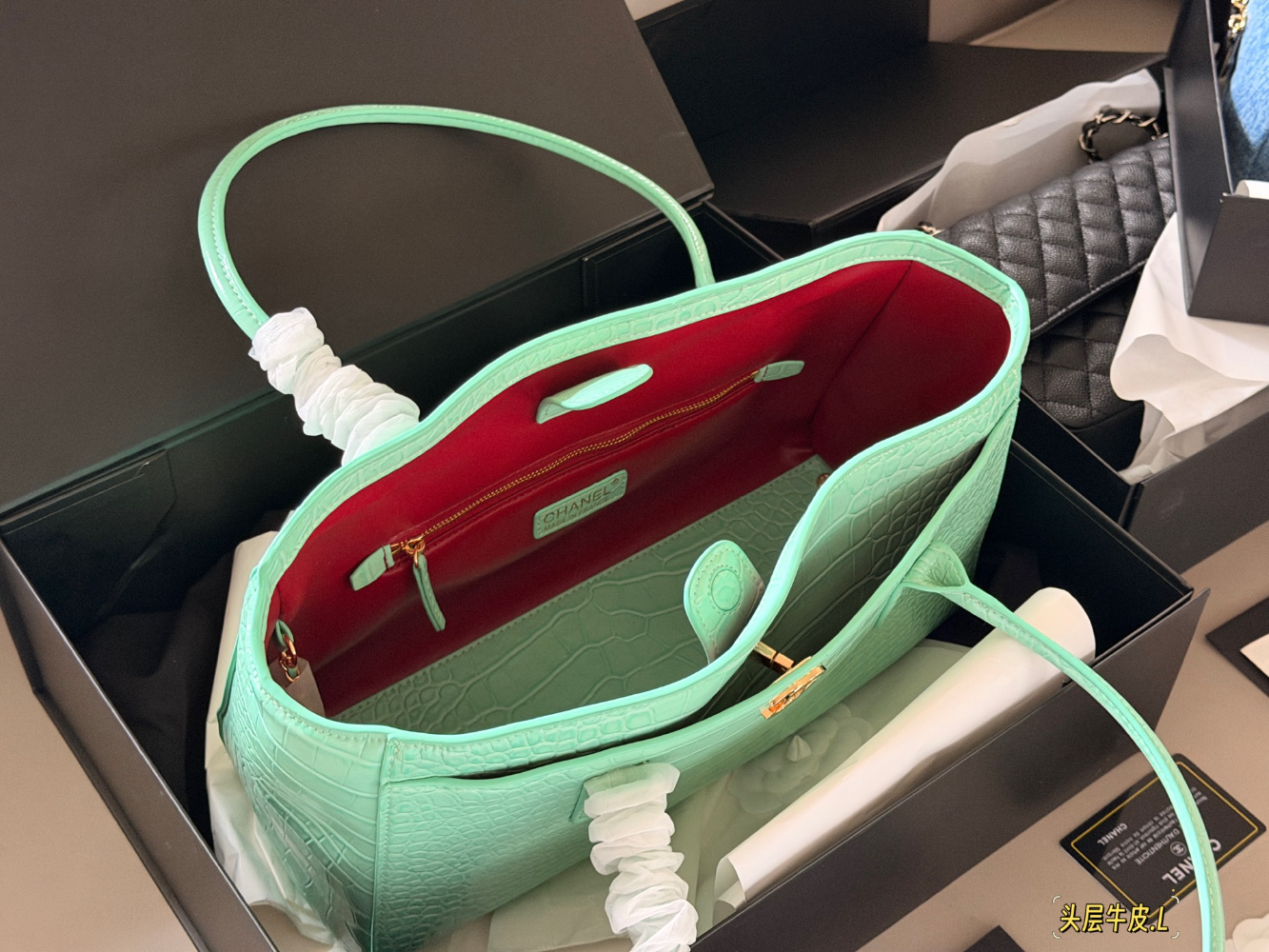 CEM290 New arrive fashion green bag for woman hands bag beautiful gift to choose gift 35*22cm