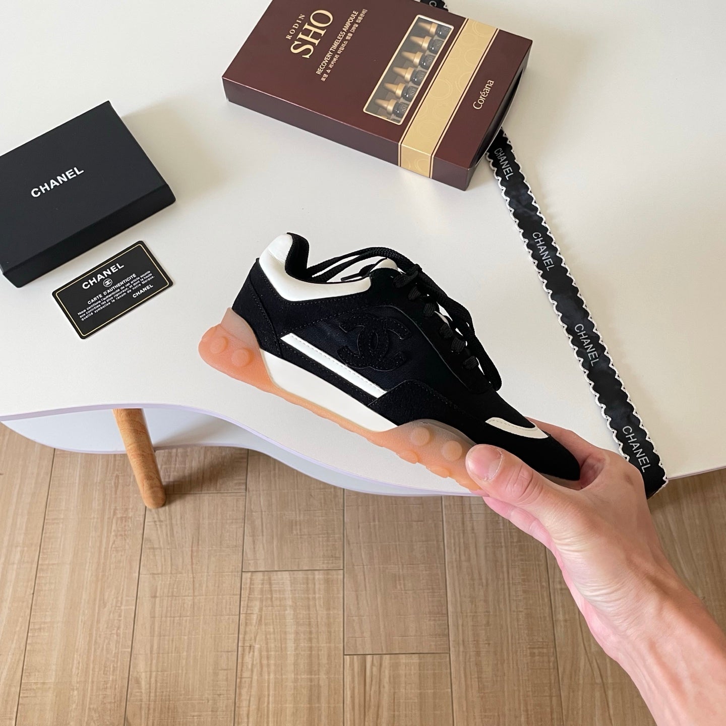 CEM259 New arrive fashion black and white color shose for woman beautiful gift to choose