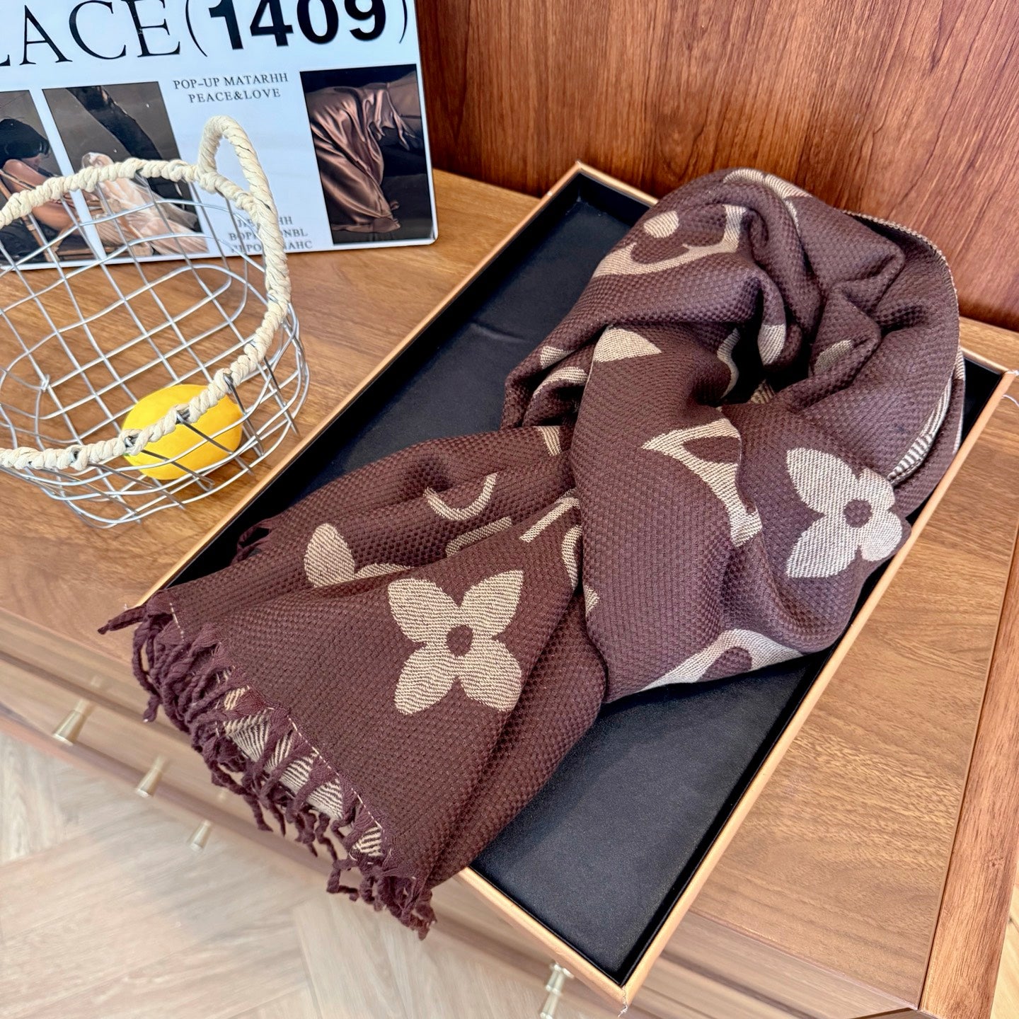 LEM284 Cashmere knitted scarf Women Man Designer Scarf fashion brand Cashmere Scarves For Winter Womens and mens Long Wraps Size 65*180cm gift