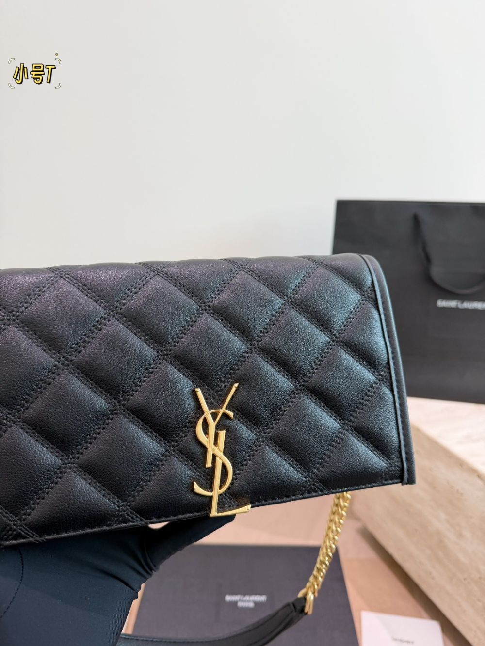 YLEM25 New arrive fashion black bag for woman hands bag beautiful gift to choose gift 22 cm