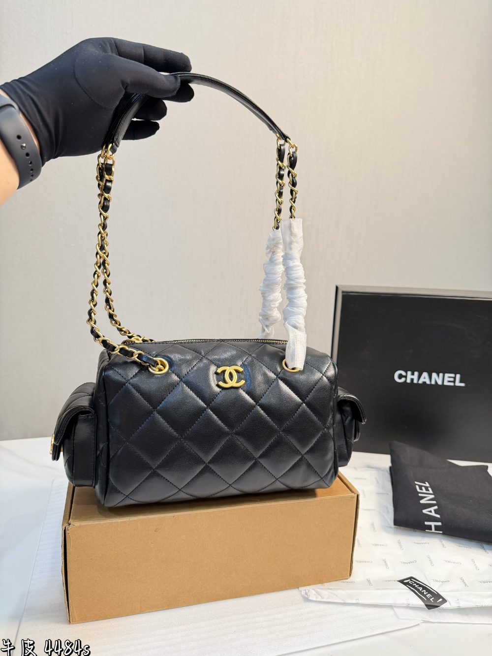 CEM294 New arrive fashion black bag for woman hands bag beautiful gift to choose gift 25*15cm