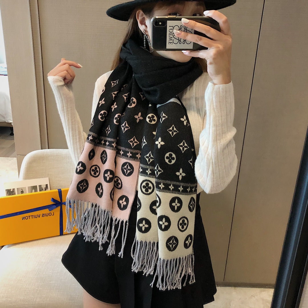 LEM327 new arrive Hot sale  black red gray color fashion beautiful scarf for woman men  gift to choose